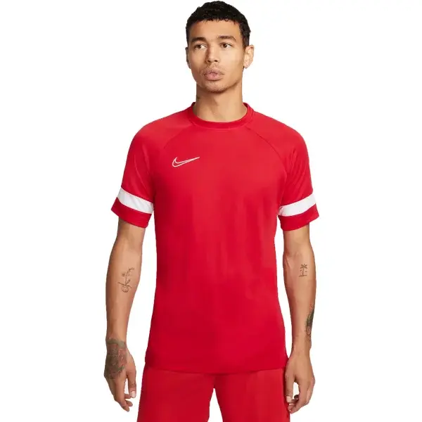 Nike DRI-FIT ACADEMY Pánske futbalové tričko, červená, veľkosť