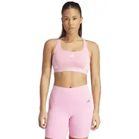 adidas POWERIMPACT TRAIN 3-STRIPES BRA Dámska športová podprsenka, ružová, veľkosť M A-B