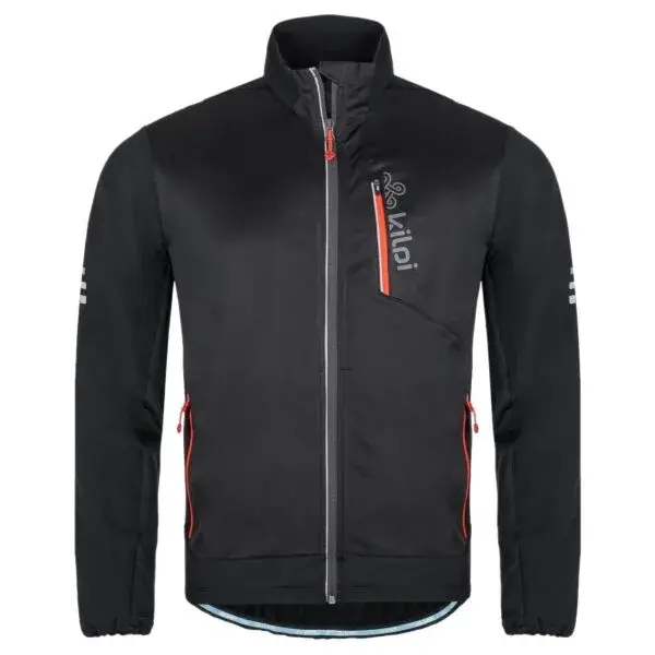 KILPI NORDIM Pánska bežecká bunda, čierna, veľkosť