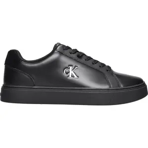 Calvin Klein CLASSIC CUPSOLE LACEUP LTH Pánska nízka obuv, čierna, veľkosť