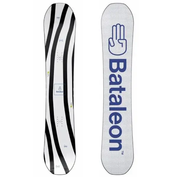BATALEON CHASER Snowboard, biela, veľkosť