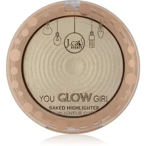 J.Cat Beauty You Glow Girl zapečený rozjasňovač odtieň 101 White Goddess 8.5 g