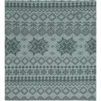 KARI TRAA VILMA Dámsky merino nákrčník, tmavo zelená, veľkosť UNI