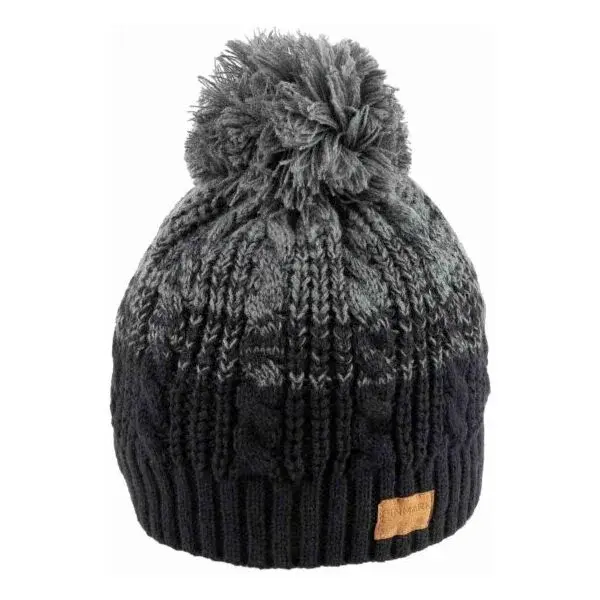 Finmark WINTER HAT Zimná pletená čiapka, čierna, veľkosť UNI