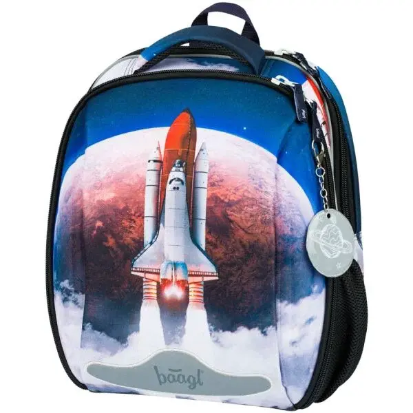 BAAGL SHELLY SPACE SHUTTLE Školská aktovka, čierna, veľkosť