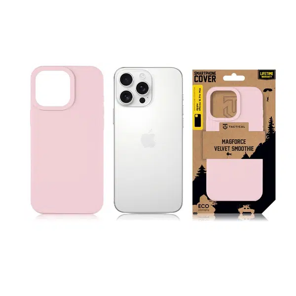 Zadní kryt Tactical MagForce Velvet Smoothie pro Apple iPhone 16 Pro Max, pink panther