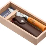 Opinel VR N°08 Carbon + pouzdro + box viz obrázek Zavírací nůž