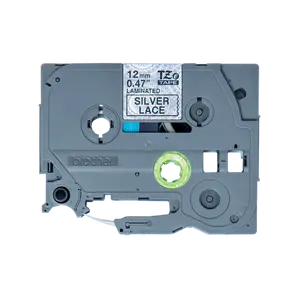 Brother TZ-MPSL31 / TZe-MPSL31, 12mm x 4m, černý tisk / stříbrný podklad, originální páska