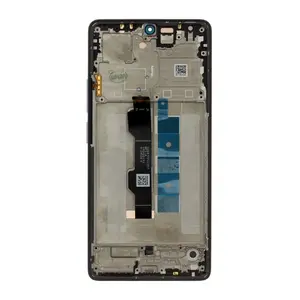 LCD display + dotyková deska + přední kryt pro Xiaomi Redmi Note 13 Pro 4G, black (Service Pack)