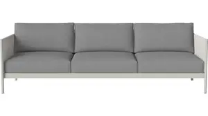 Zahradní sedací souprava Track, trojmístná, více variant - Bolia Potah: Brezza, tmavě šedá