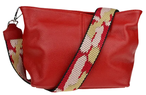 NovaKabelka.cz Batilda Rosso s přídavným popruhem VI