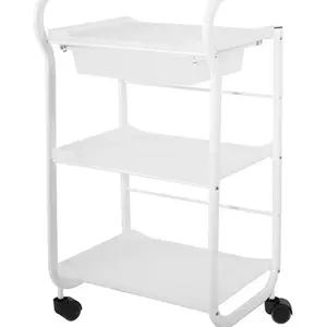 Kosmetický stolek na kolečkách SilverFox 1017 - bílý + dárek zdarma