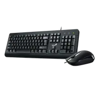 Genius KM-160 Set klávesnice a myši /Drátové/USB/Copilot/CZ+SK layout/ černá