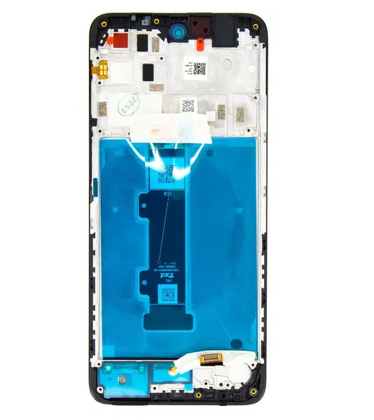 LCD + dotyk + přední kryt pro Motorola Moto E32s, black ( Service Pack )
