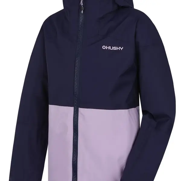 Husky Nicker K 140, purple Dětská hardshell bunda