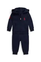 Kojenecká tepláková souprava Polo Ralph Lauren tmavomodrá barva, 320980907001