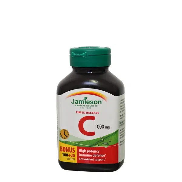 JAMIESON Vitamín C 1000 mg 100+ 20 tablet, poškozený obal