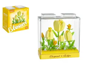 Stavebnice mini KOCO Tulipány 295ks