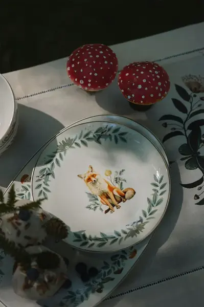 Talíř Medicine bílá barva