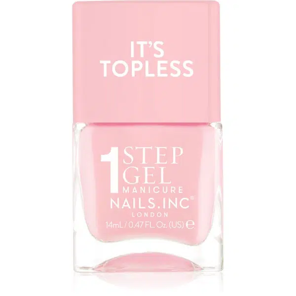 Nails Inc. It’s Topless gélový lak na nechty pre dlhotrvajúci efekt odtieň Sabrina 14 ml