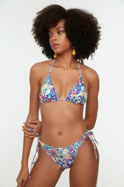 Bikiny spodní díl Trendyol Floral patterned