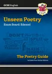 GCSE English Edexcel Unseen Poetry Guide includes Online Edition - CGP Books