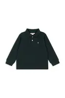 Dětská bavlněná polokošile Konges Sløjd FLORIAN LS POLO GOTS