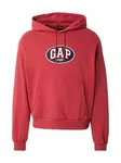 GAP Mikina  červená / čierna / biela