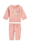 Dětská souprava Calvin Klein Jeans 3-pack růžová barva, IN0IN00011
