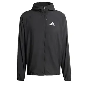 ADIDAS PERFORMANCE Tréningová bunda 'Adi365 Running Essentials'  čierna / biela