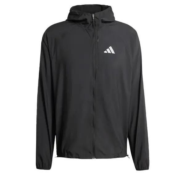 ADIDAS PERFORMANCE Tréningová bunda 'Adi365 Running Essentials'  čierna / biela