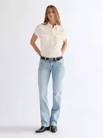 Dámské džíny WRANGLER LOW RISE BOLD BOOT SOUTHEAST 112378717 Velikost: 30/34