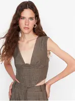 Tielka pre ženy Trendyol - hnedá