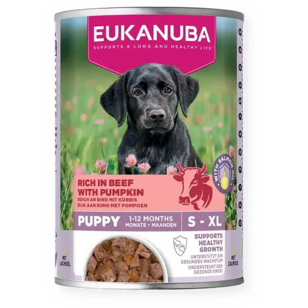 Eukanuba Life Care Puppy konzerva - hovädzie, tekvica 400 g