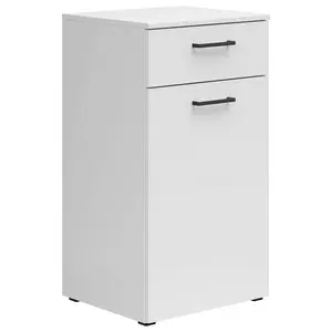 Carryhome KOMODA, bílá, 45/83/40 cm