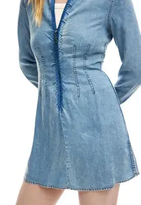 Desigual džínové košilové šaty