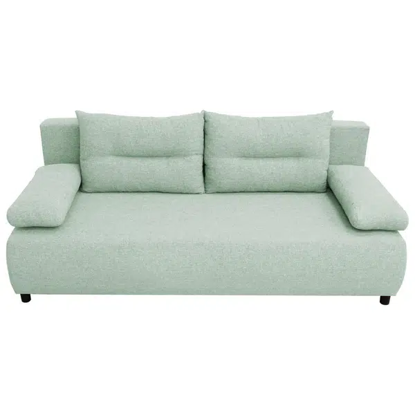 MID.YOU ROZKLÁDACÍ POHOVKA, textil, mátově zelená