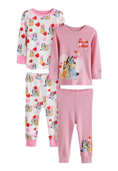 Next Pyžamo  ružová / červená / biela