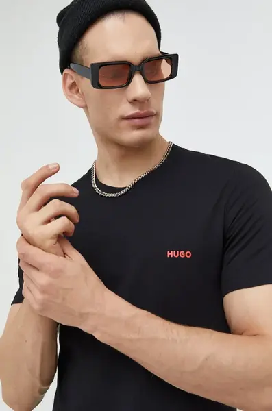 Bavlněné tričko HUGO T-SHIRT RN TRIPLET P 3-pack