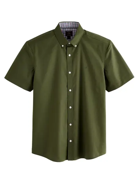 Next Košeľa  tmavozelená