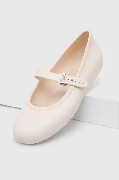 Baleríny Melissa SOFT BALLERINA AD béžová barva, M.35785.AX046
