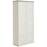 Hom`in SKŘÍŇ NA ŠANONY, šedá, bílá, 100,8/209,2/43 cm