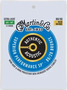 Martin Authentic SP 80/20 Bronze 12-String Extra Light
