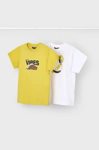 Dětské bavlněné tričko Mayoral 2-pack