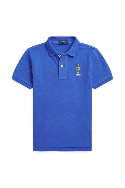 Dětská bavlněná polokošile Polo Ralph Lauren