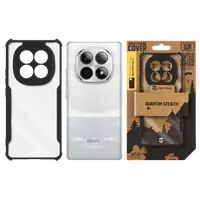 Zadní kryt Tactical Quantum Stealth pro Xiaomi Redmi Note 15 5G, transparentní černá