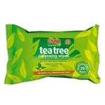 Beauty Formulas BIO rozložitelné čisticí ubrousky na obličej s Tea Tree 25 ks