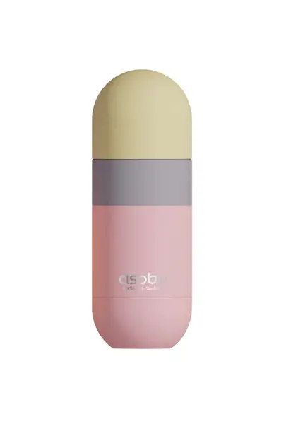 ASOBU ORB cestovní termoska PASTEL PEACH/ORANGE 420ml Cestovní termoska
