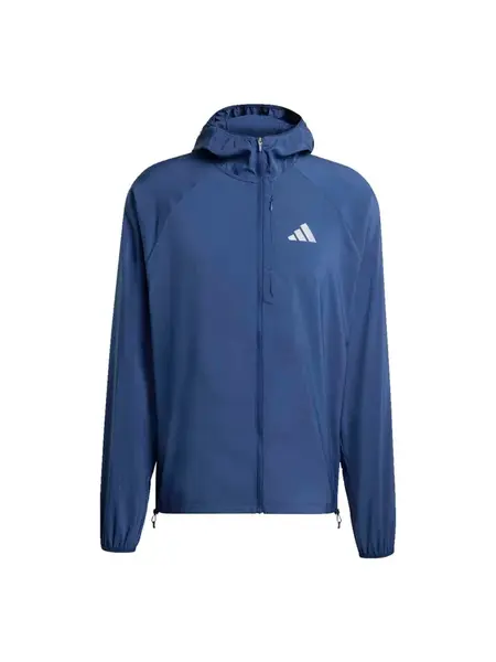 ADIDAS PERFORMANCE Tréningová bunda 'Adi365 Running Essentials'  modrá / striebornosivá