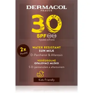 Dermacol Sun Water Resistant vodeodolné mlieko na opaľovanie SPF 30 2x15 ml
